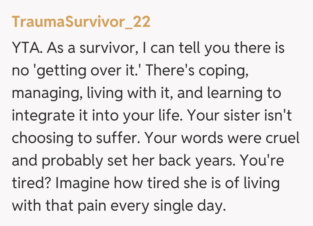 Comentariu de la TraumaSurvivor_22