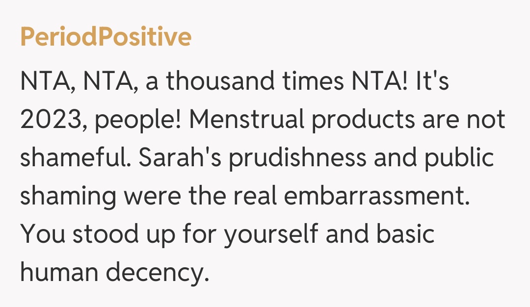 Comentariu de la PeriodPositive