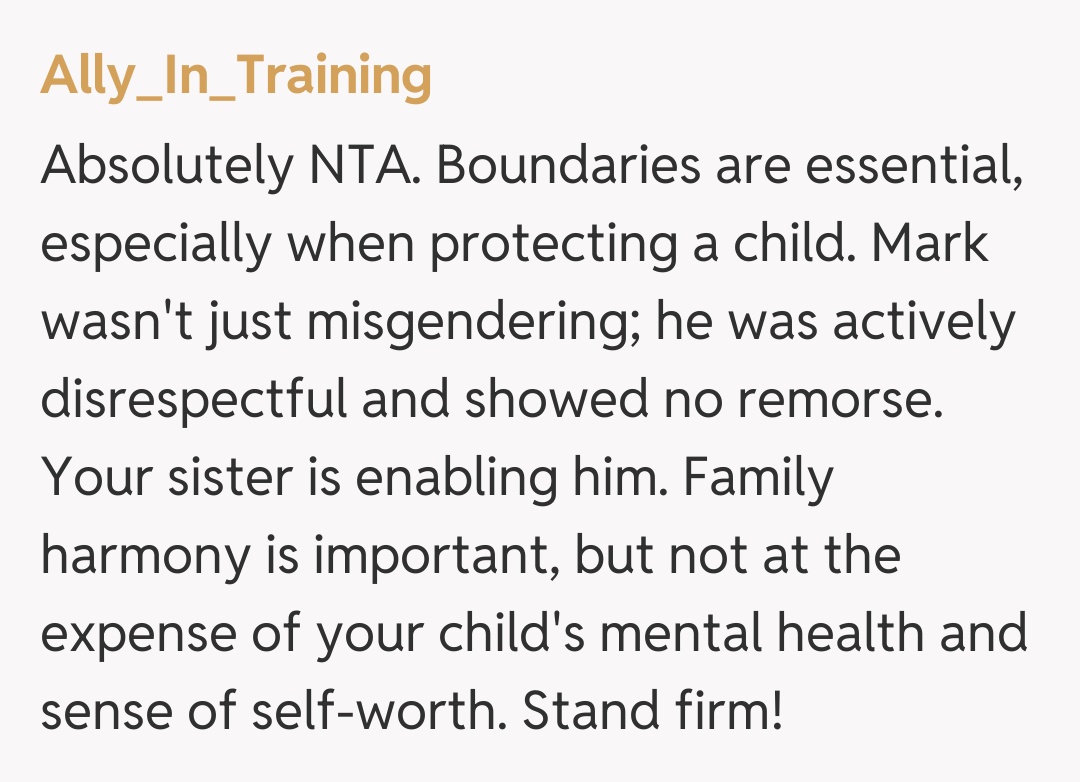 Comentariu de la Ally_In_Training