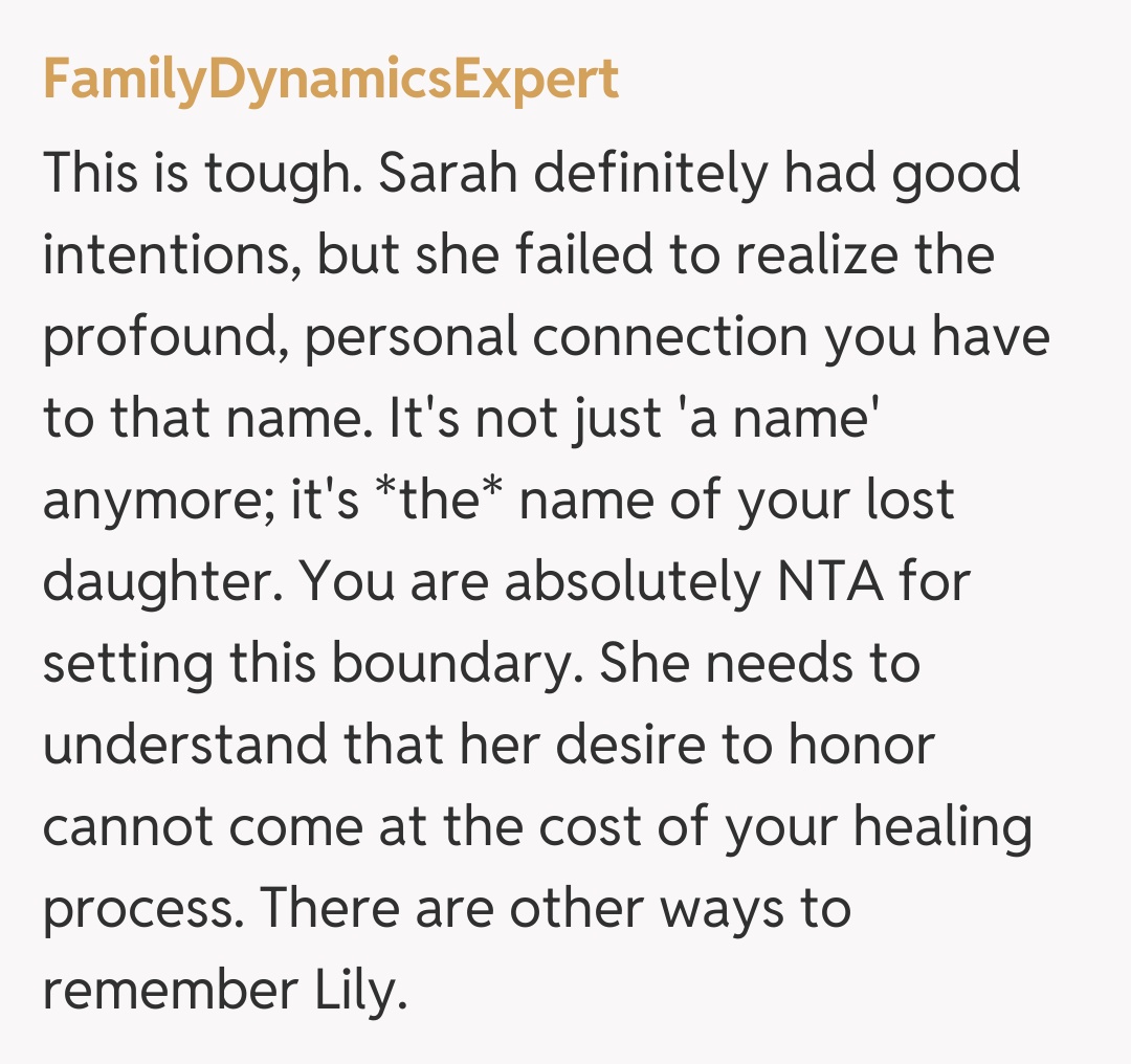 Comentariu de la FamilyDynamicsExpert