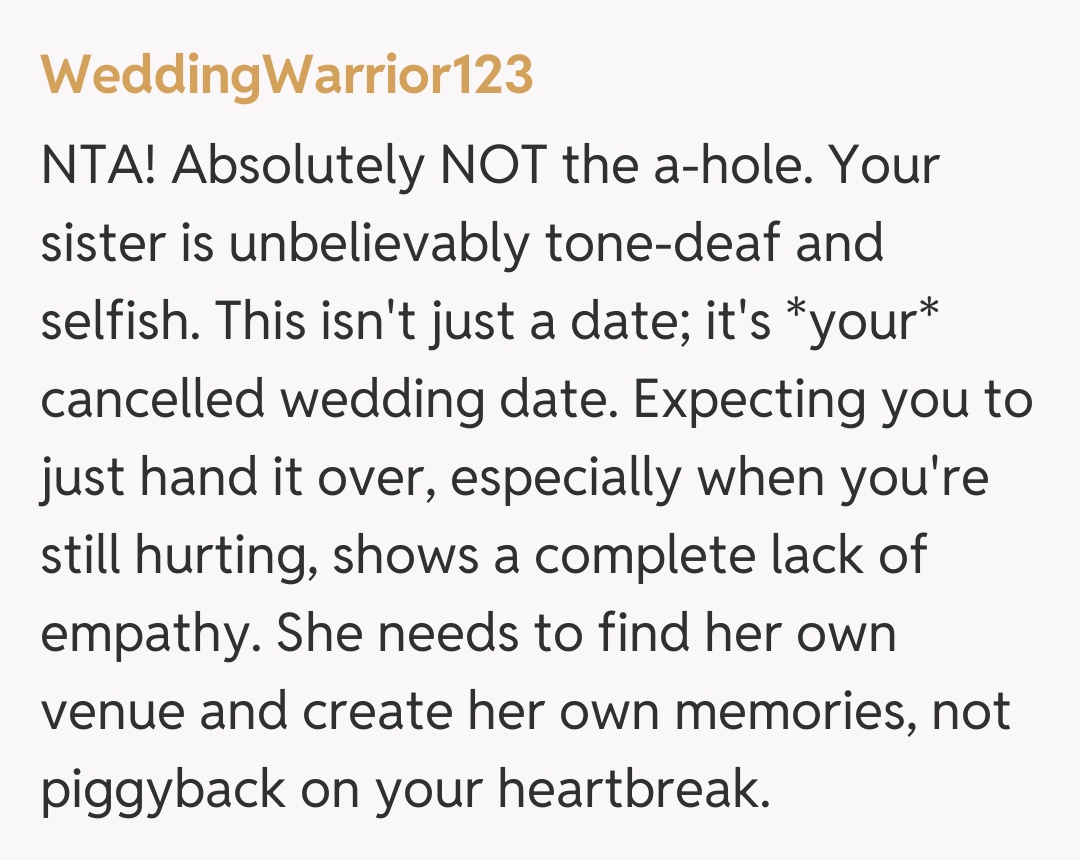 Comentariu de la WeddingWarrior123