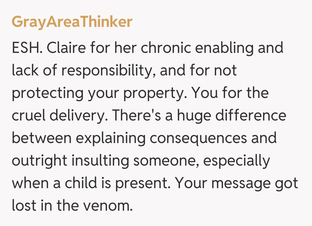 Comentariu de la GrayAreaThinker