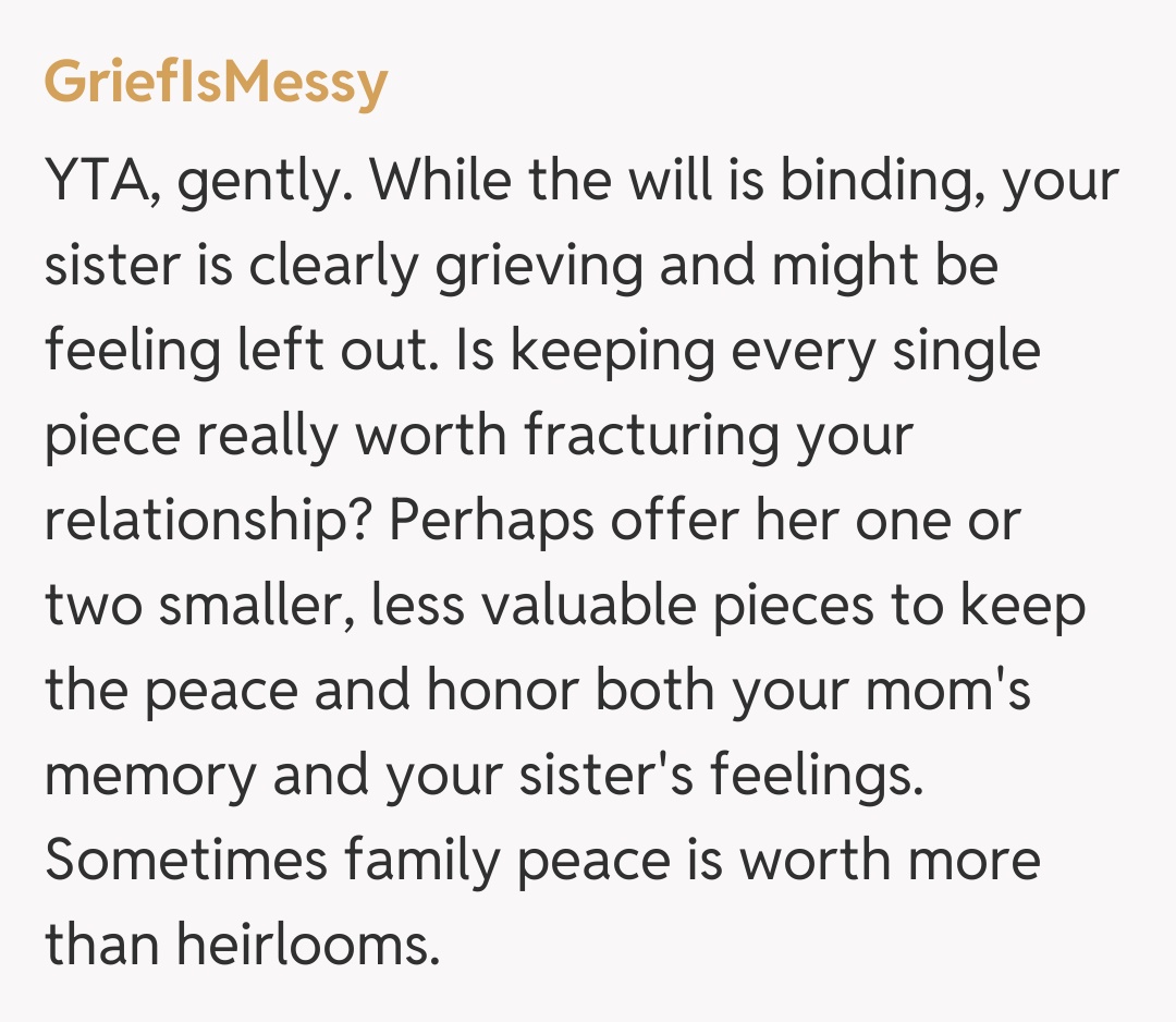 Comentariu de la GriefIsMessy