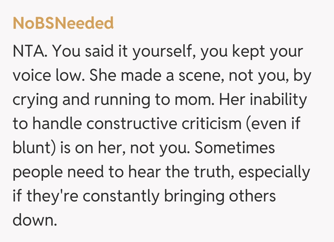 Comentariu de la NoBSNeeded