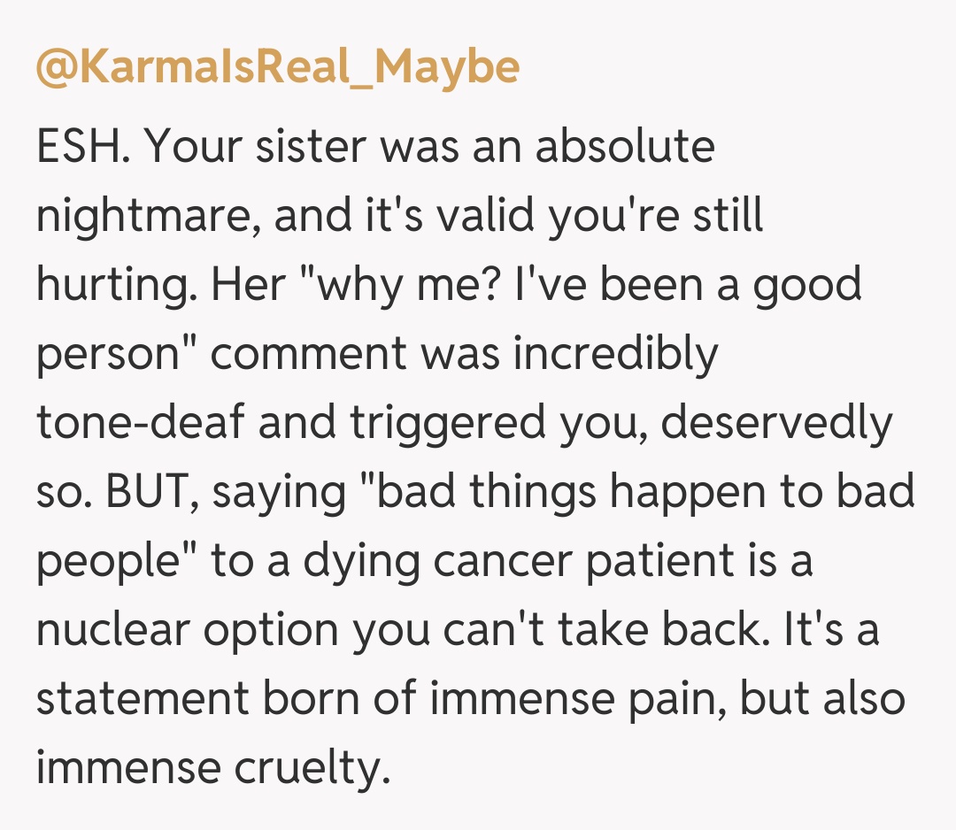 Comentariu de la @KarmaIsReal_Maybe