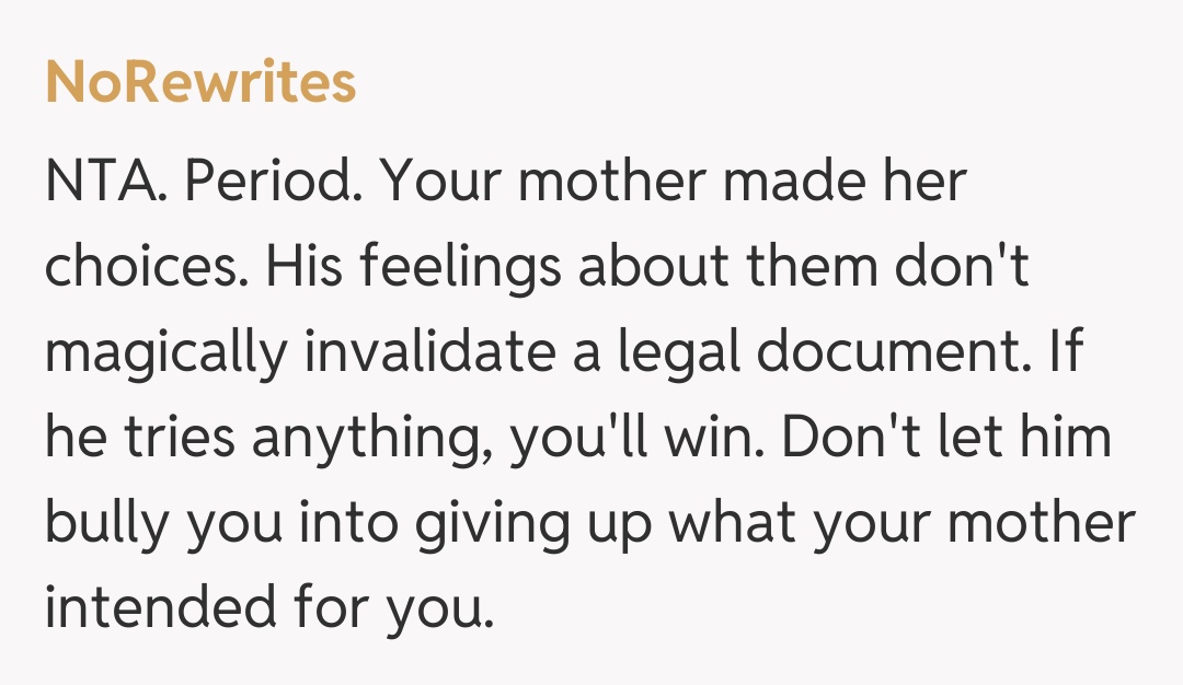 Comentariu de la NoRewrites