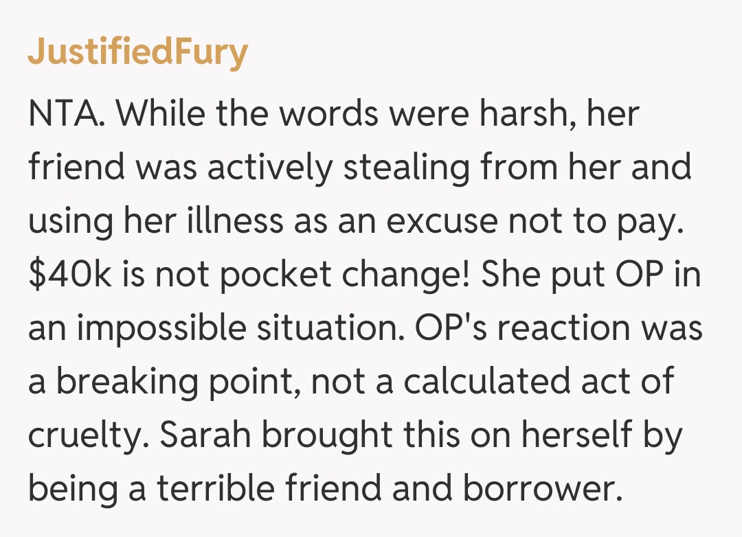 Comentariu de la JustifiedFury