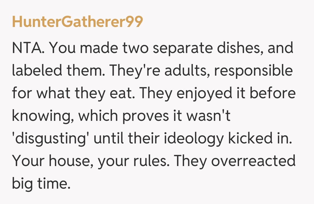 Comentariu de la HunterGatherer99