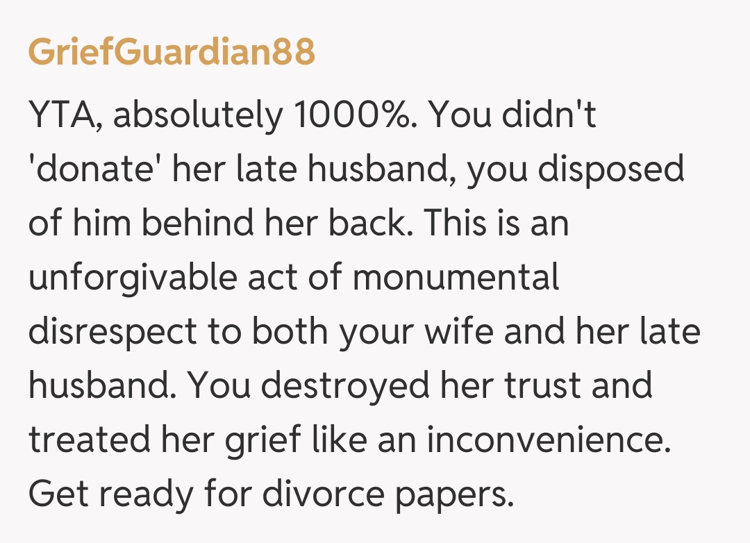 Comentariu de la GriefGuardian88