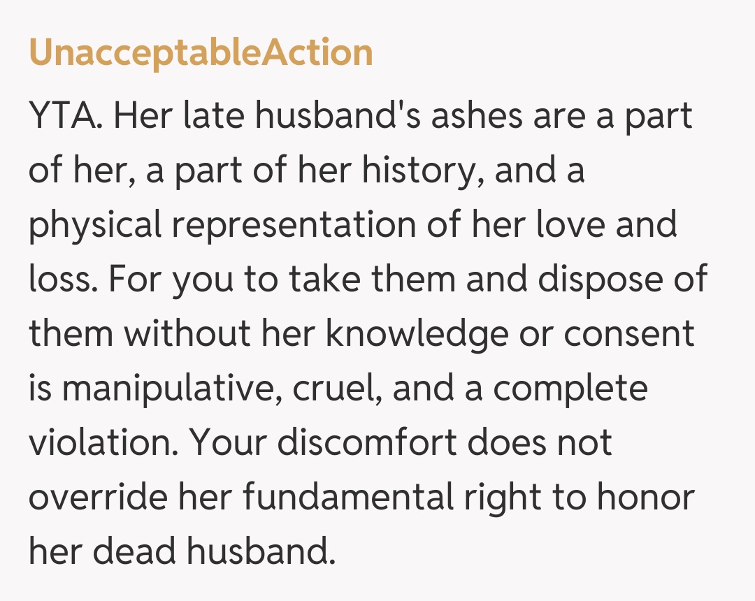 Comentariu de la UnacceptableAction