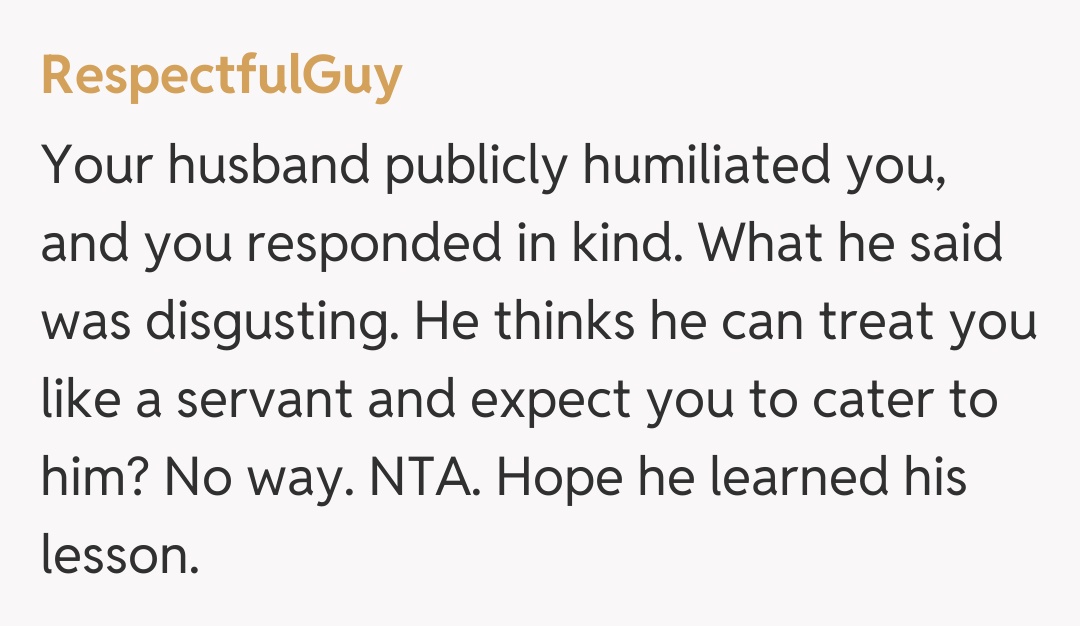 Comentariu de la RespectfulGuy