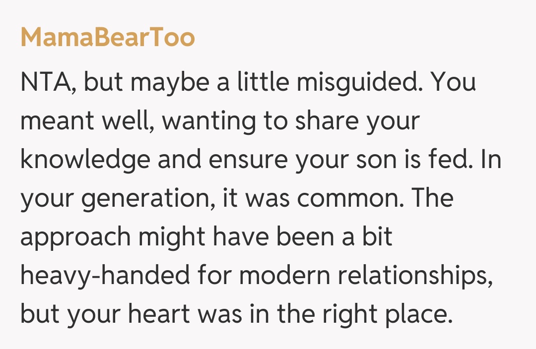 Comentariu de la MamaBearToo