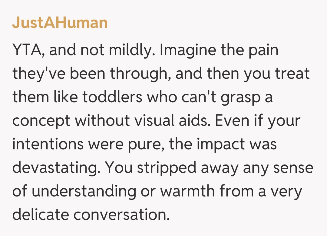 Comentariu de la JustAHuman