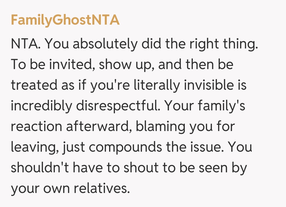Comentariu de la FamilyGhostNTA