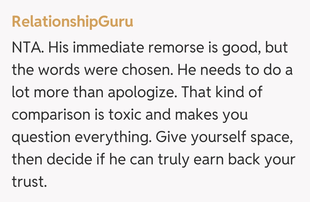 Comentariu de la RelationshipGuru