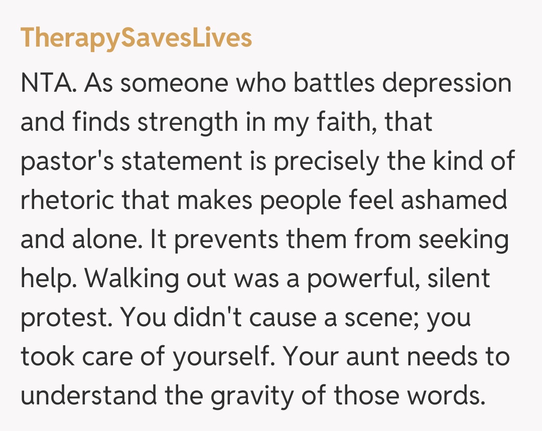 Comentariu de la TherapySavesLives