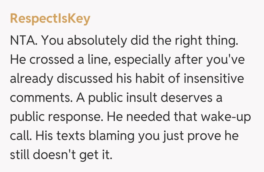 Comentariu de la RespectIsKey