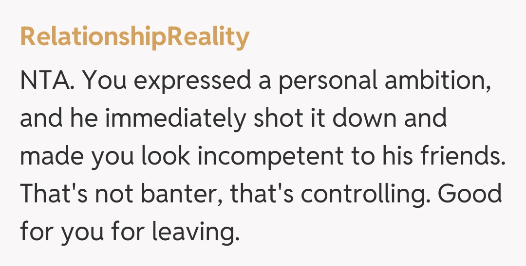 Comentariu de la RelationshipReality