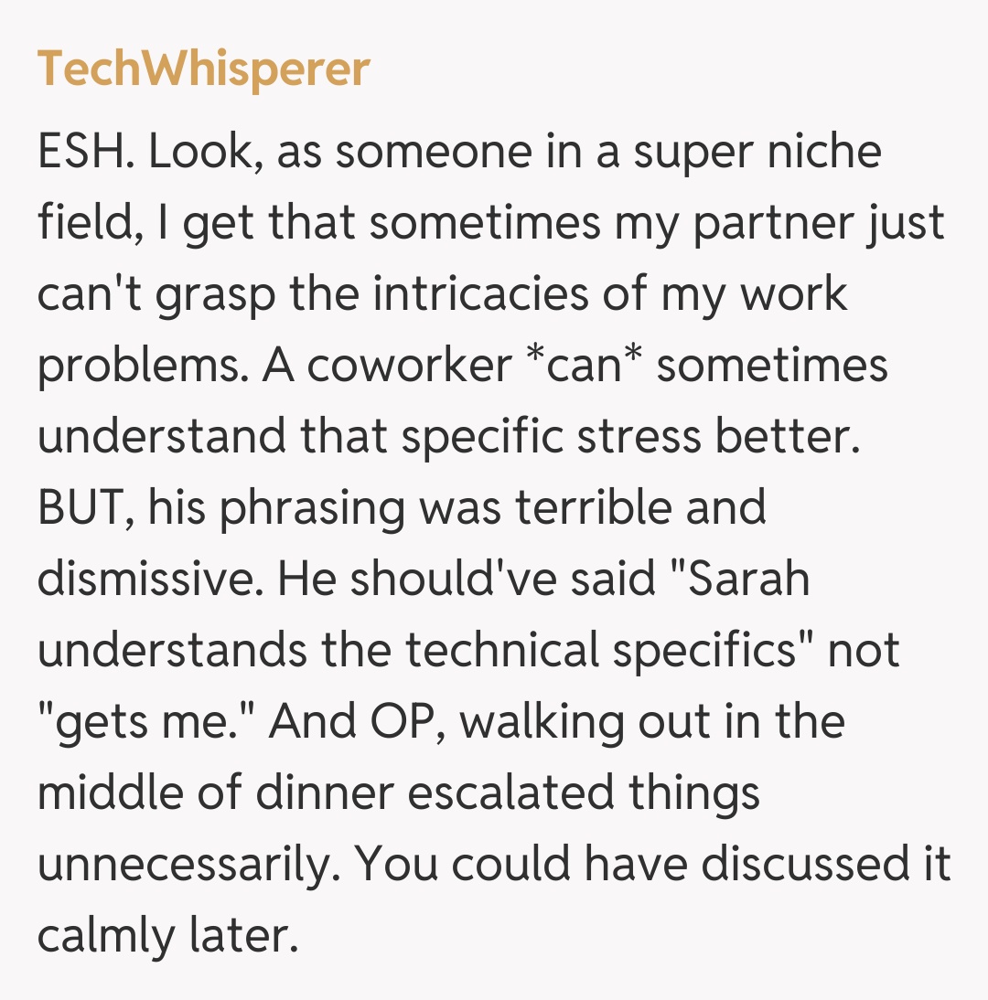 Comentariu de la TechWhisperer