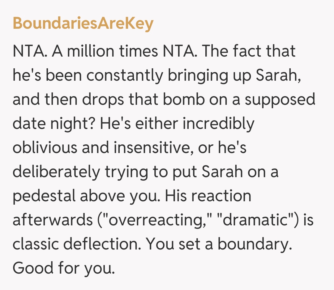 Comentariu de la BoundariesAreKey