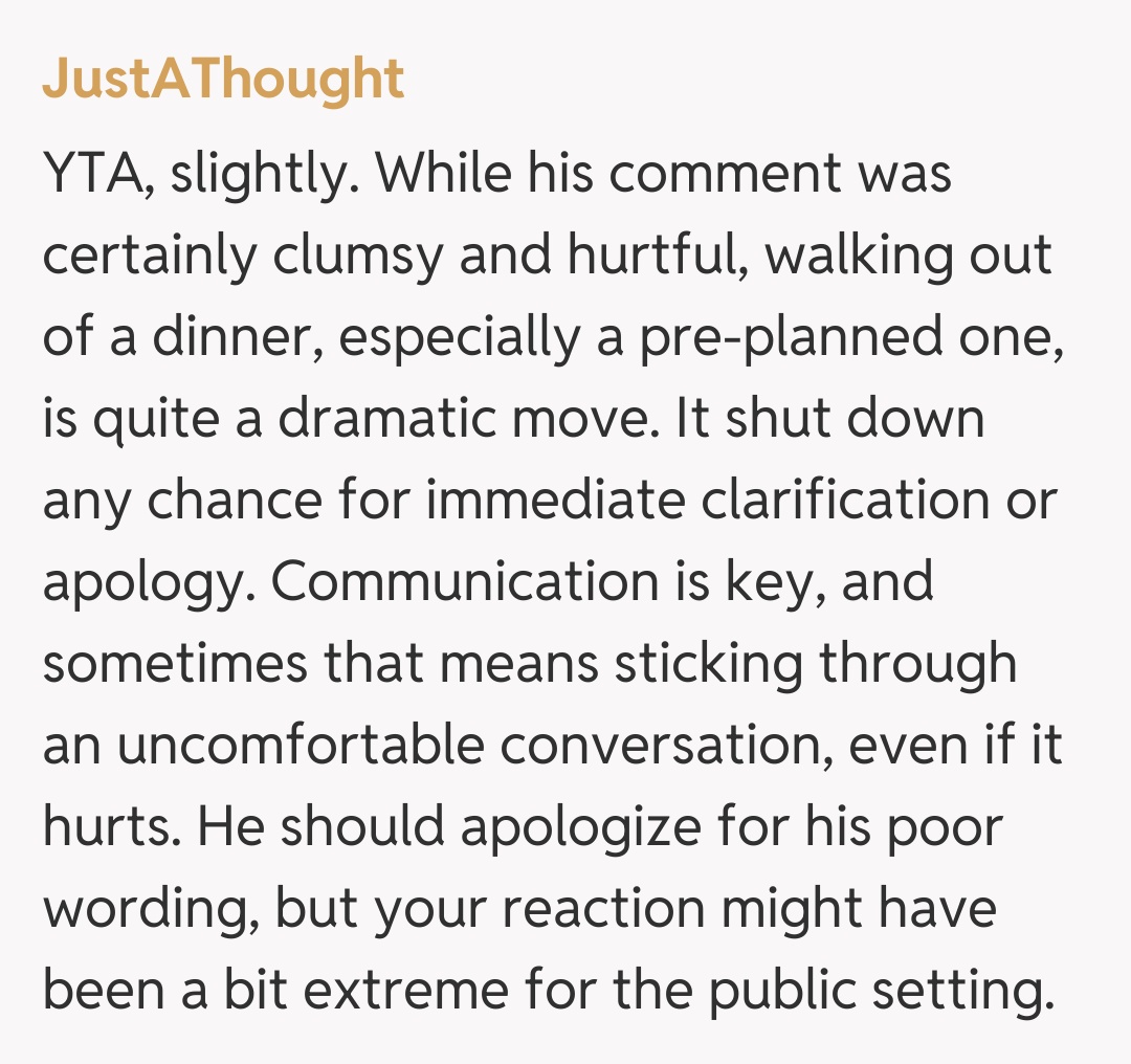 Comentariu de la JustAThought