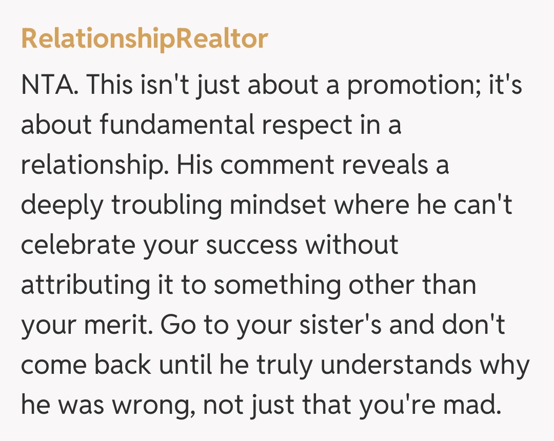 Comentariu de la RelationshipRealtor