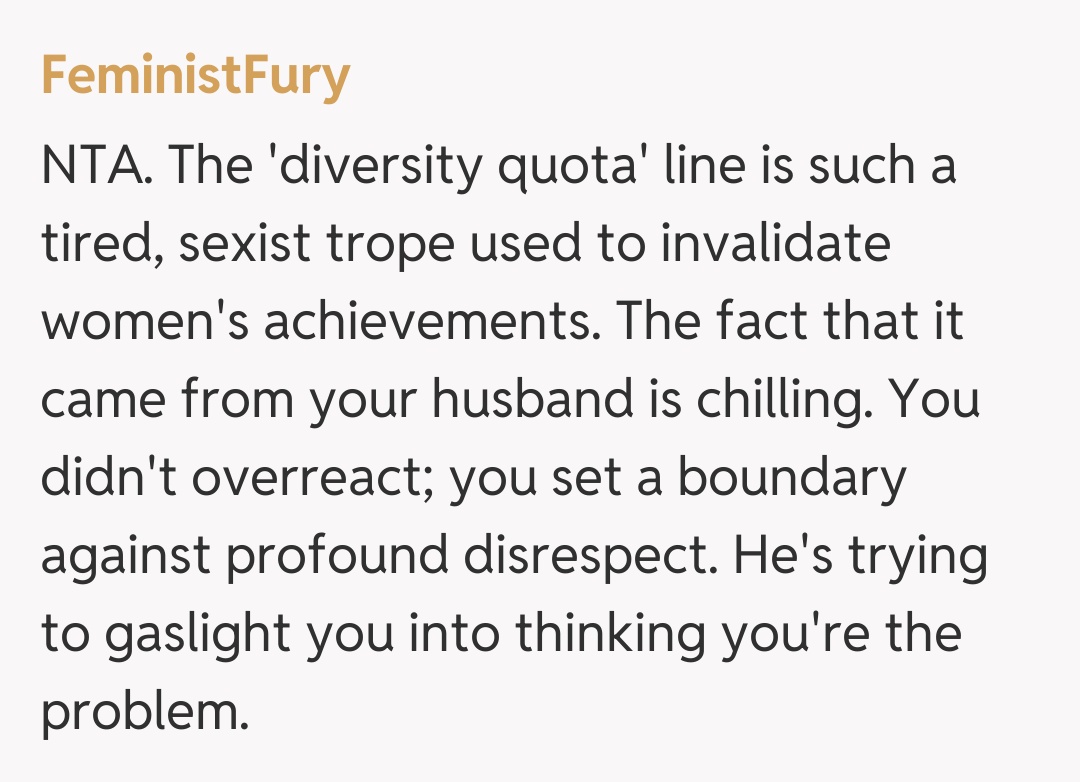 Comentariu de la FeministFury