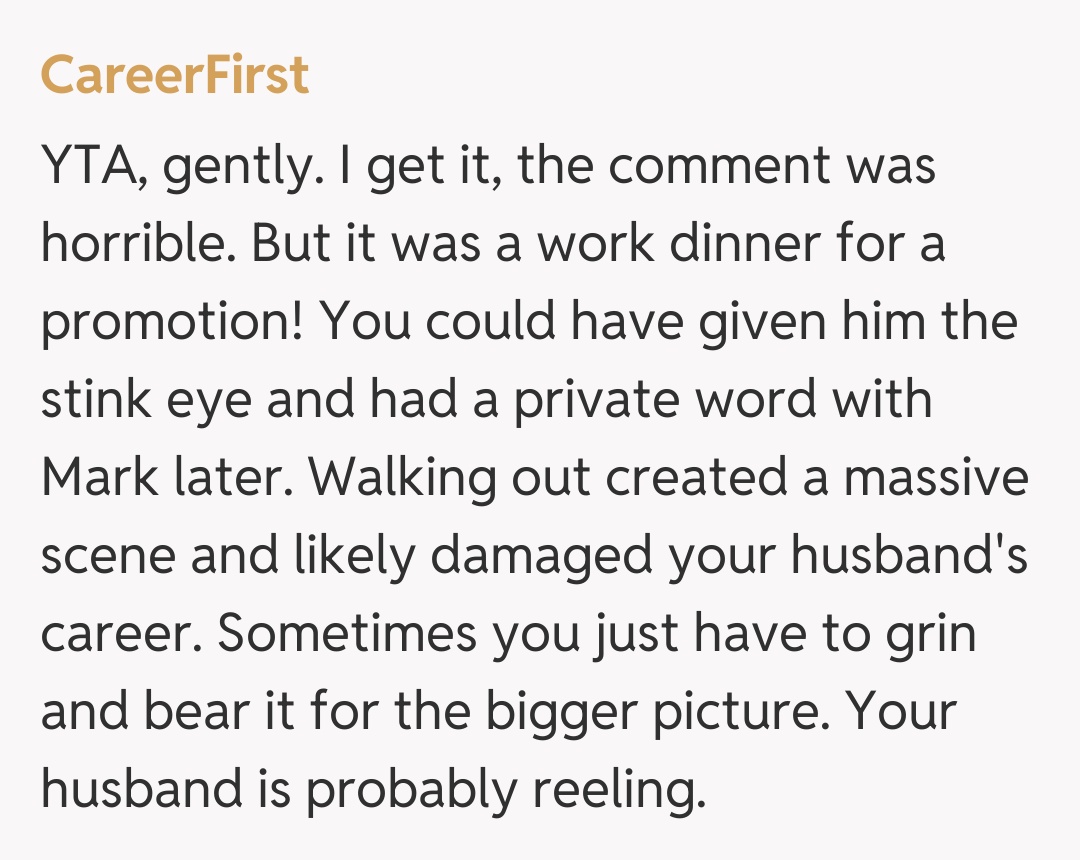 Comentariu de la CareerFirst