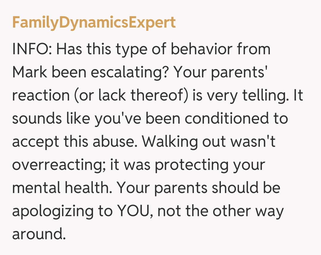 Comentariu de la FamilyDynamicsExpert