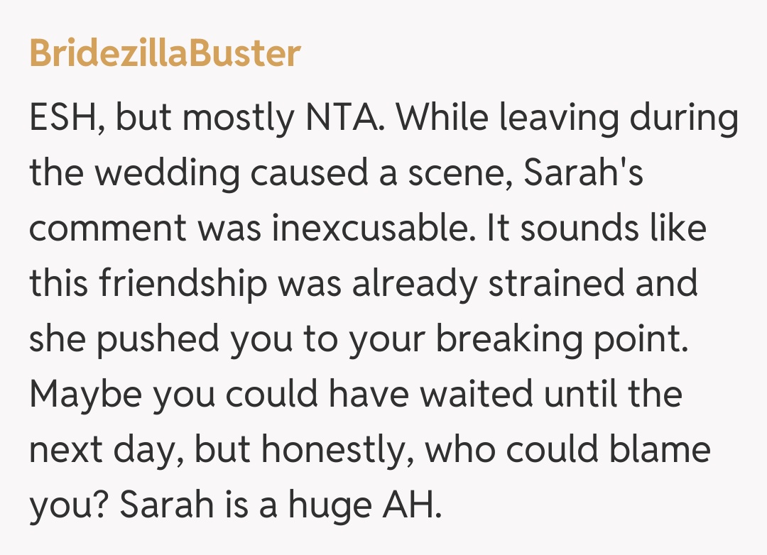 Comentariu de la BridezillaBuster