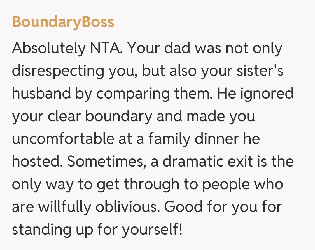 Comentariu de la BoundaryBoss