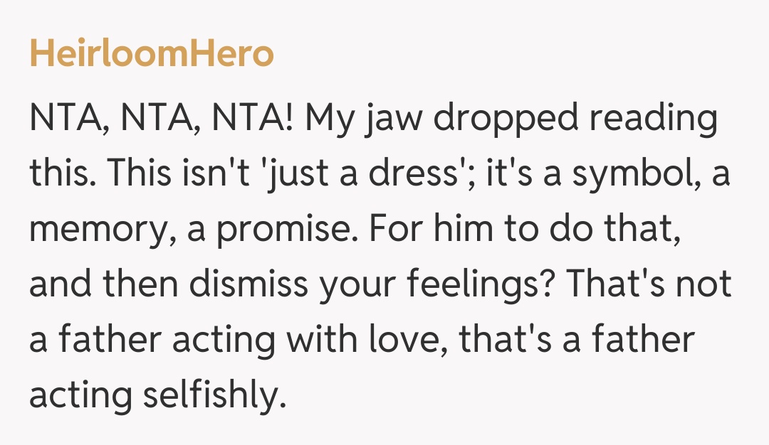 Comentariu de la HeirloomHero