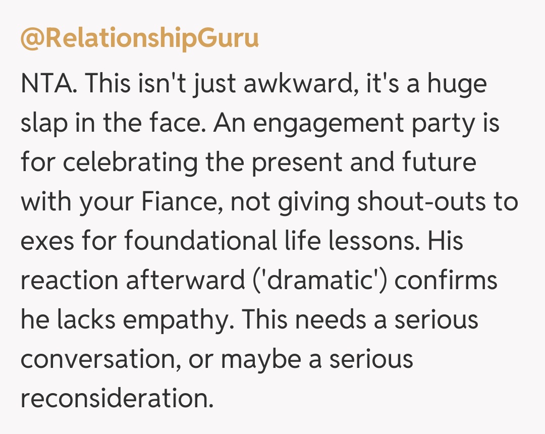 Comentariu de la @RelationshipGuru