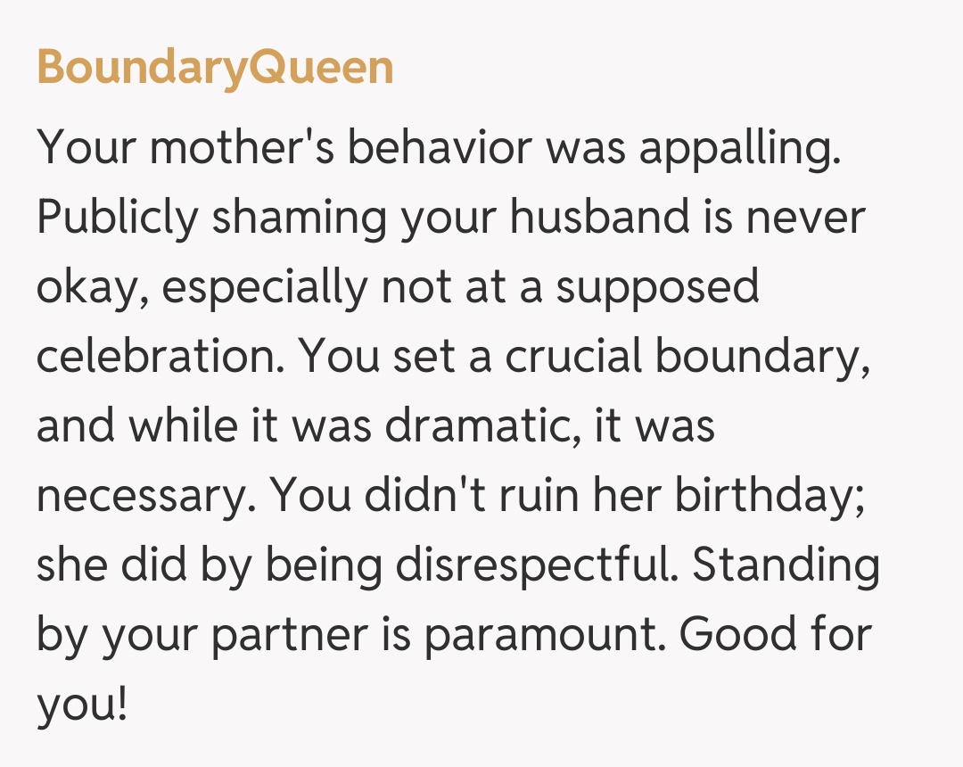 Comentariu de la BoundaryQueen