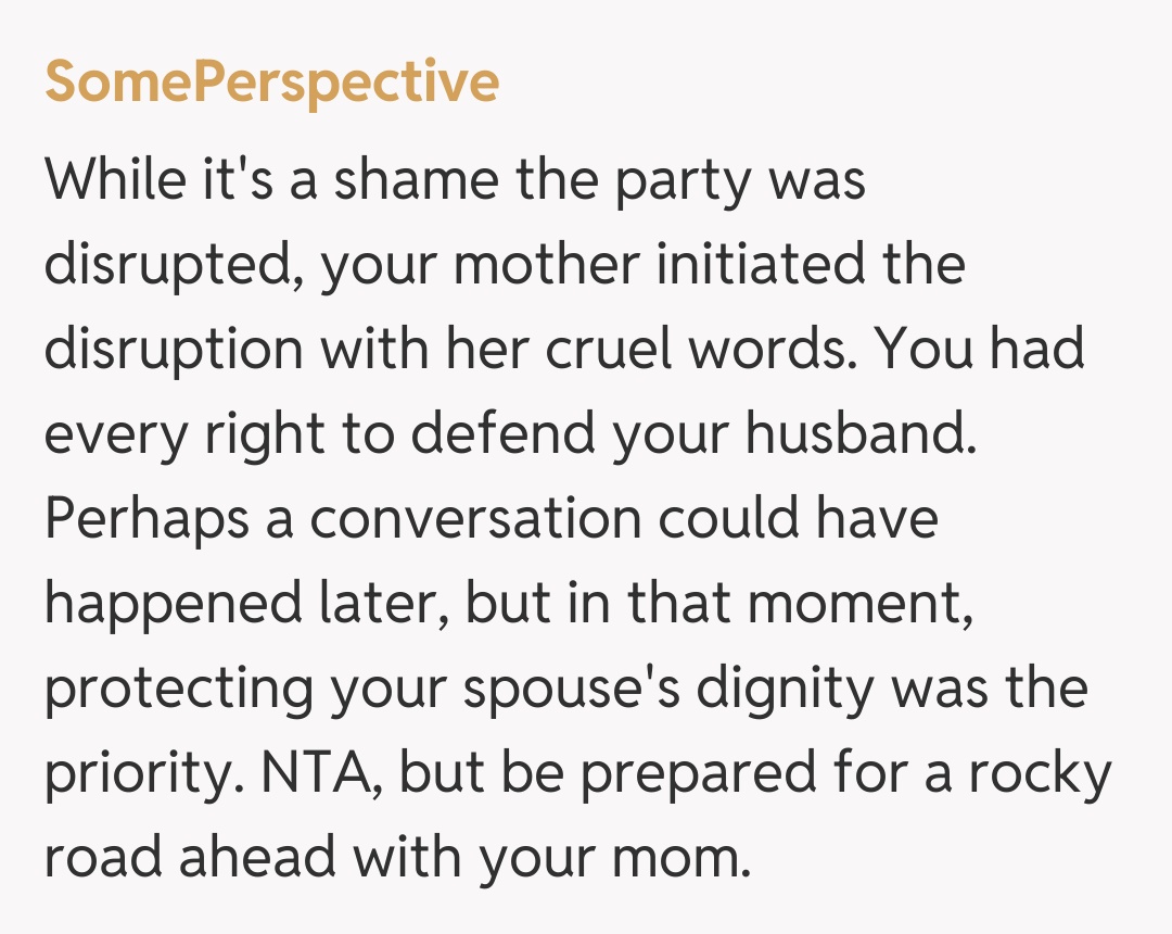 Comentariu de la SomePerspective