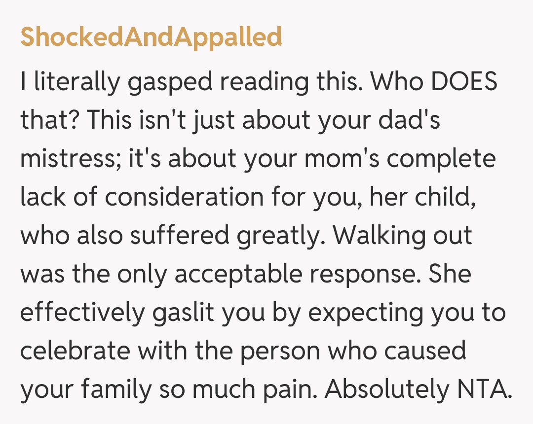 Comentariu de la ShockedAndAppalled