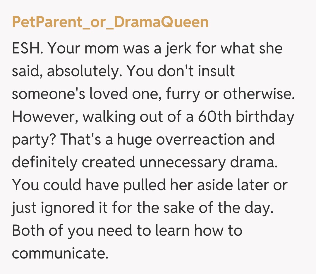 Comentariu de la PetParent_or_DramaQueen