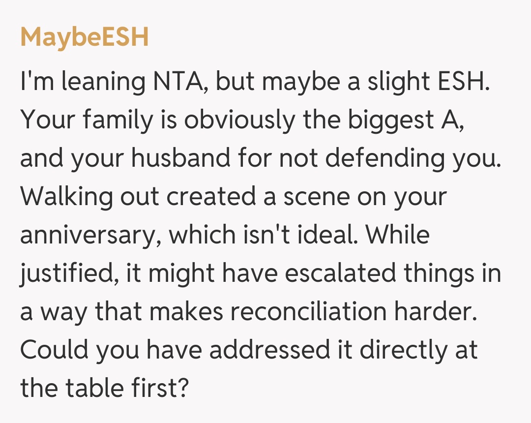 Comentariu de la MaybeESH