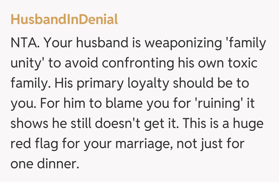 Comentariu de la HusbandInDenial