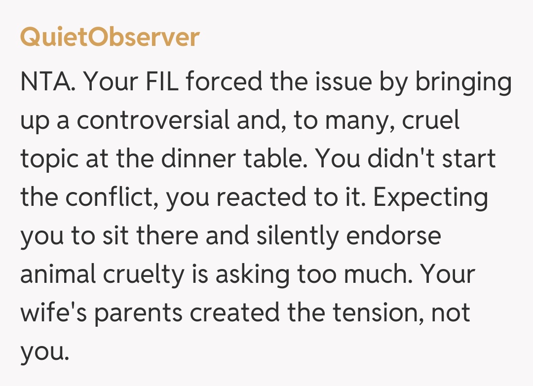 Comentariu de la QuietObserver