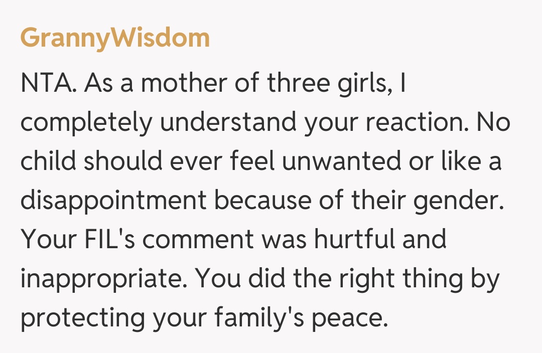 Comentariu de la GrannyWisdom