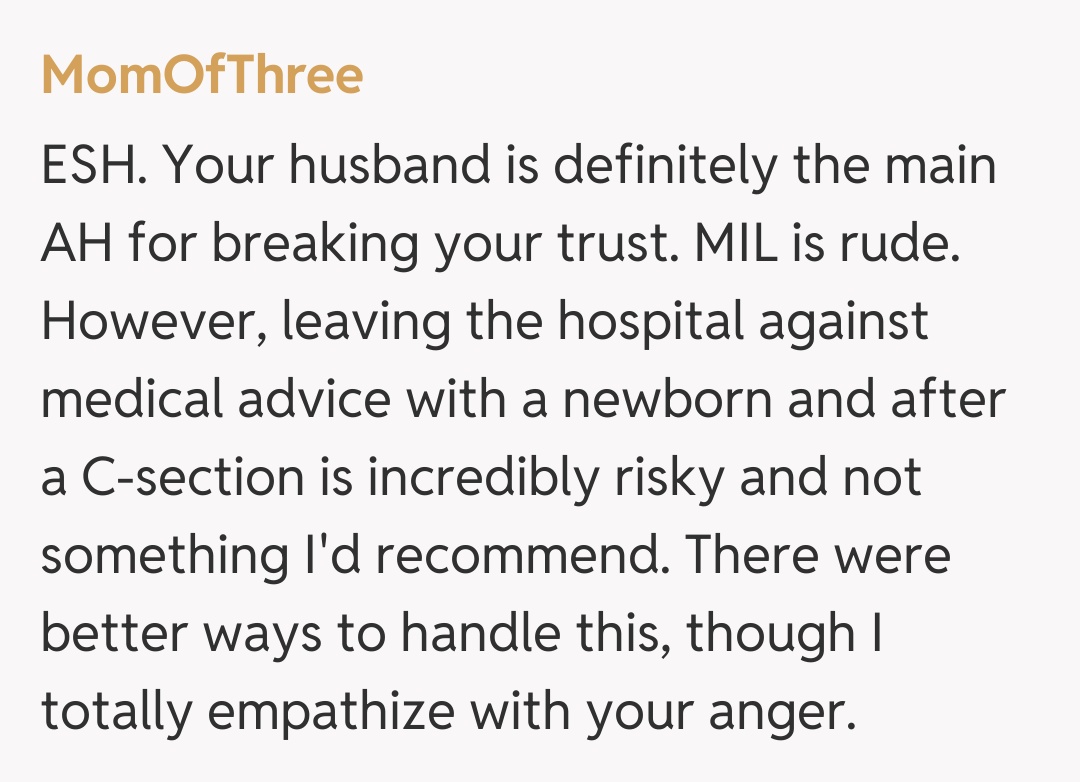 Comentariu de la MomOfThree