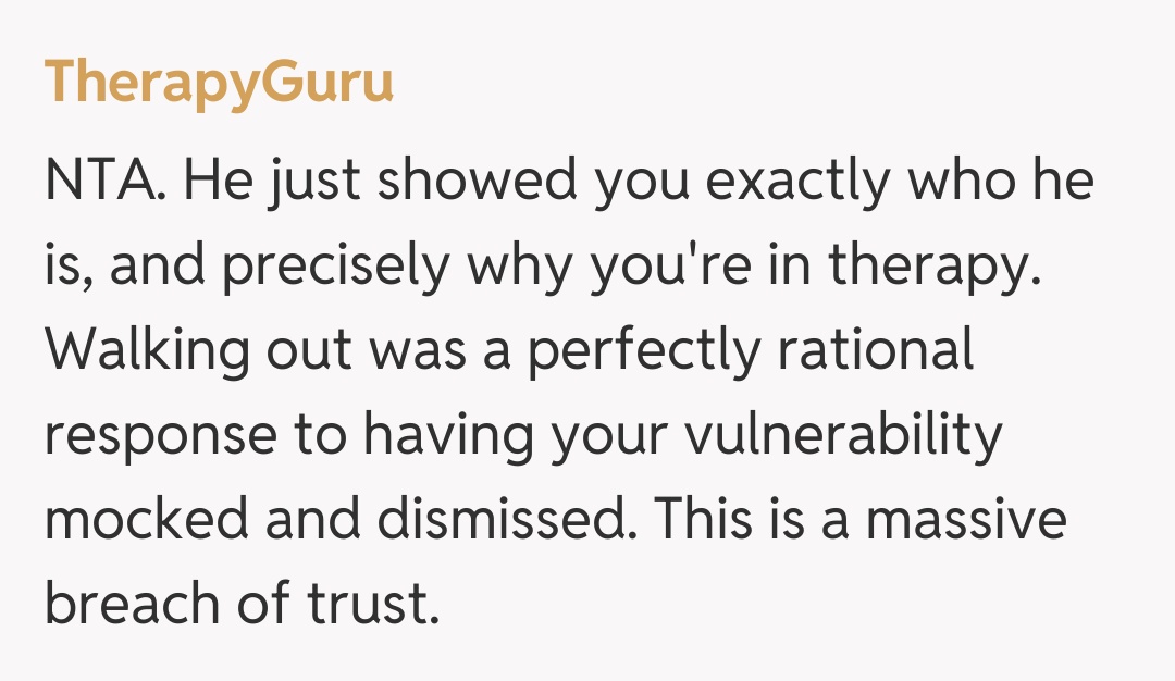 Comentariu de la TherapyGuru