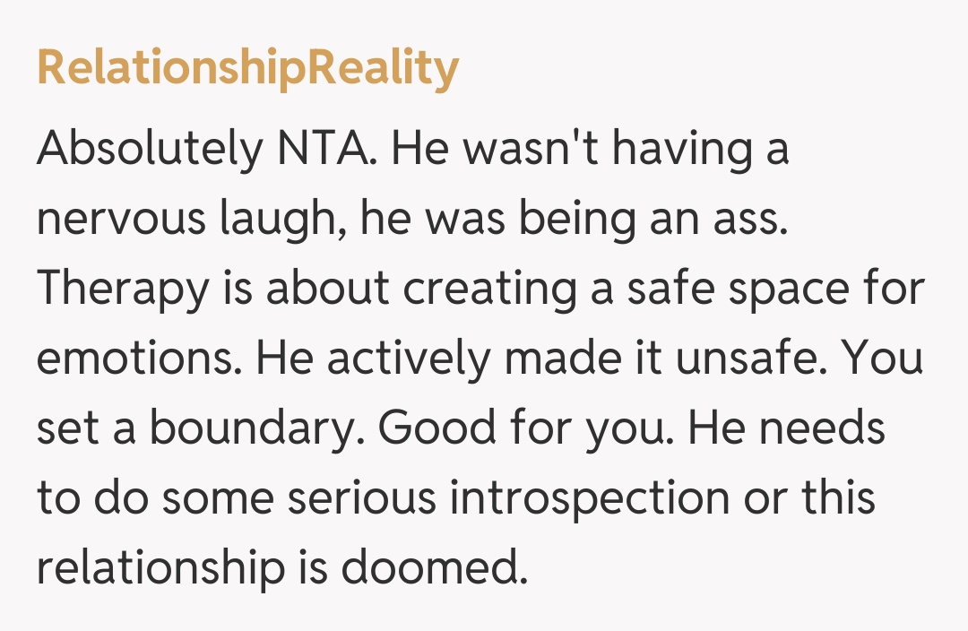 Comentariu de la RelationshipReality