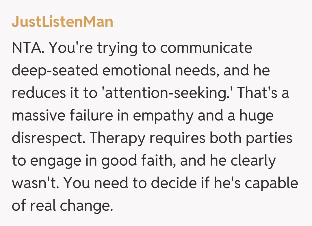 Comentariu de la JustListenMan