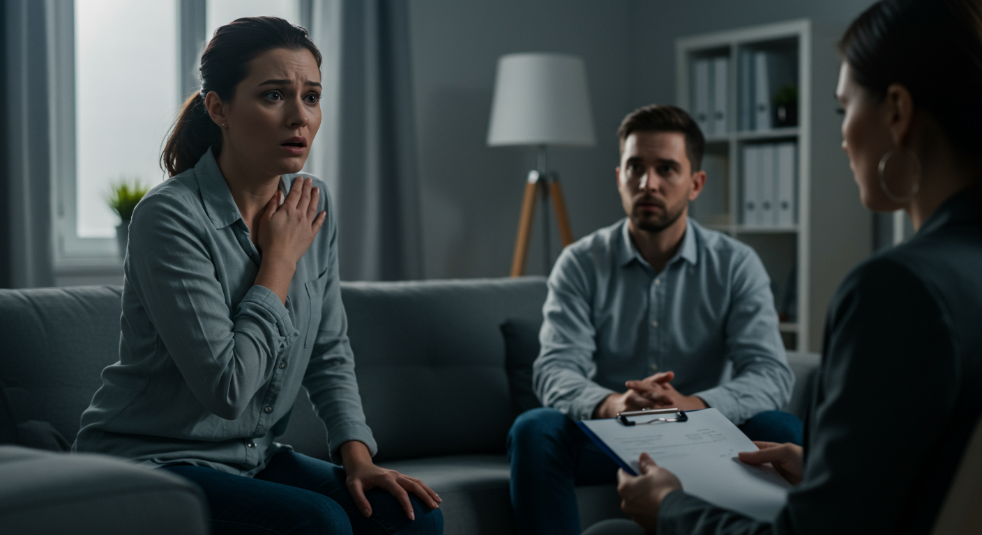 AITA for walking out of therapy after my husband told the counselor, “I only married her because she begged”?