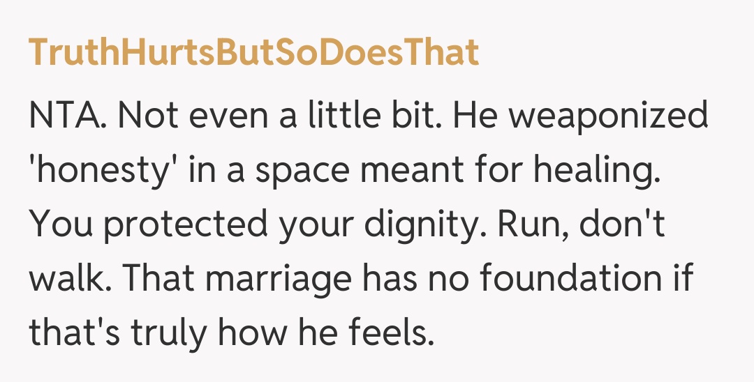 Comentariu de la TruthHurtsButSoDoesThat