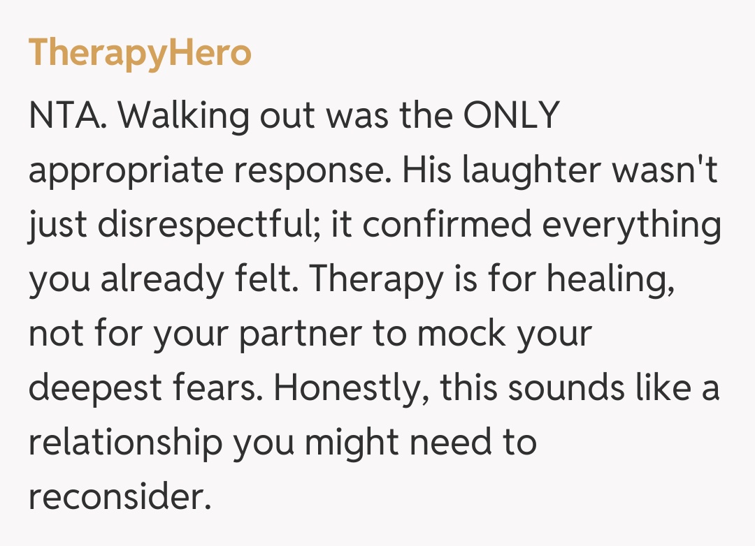 Comentariu de la TherapyHero