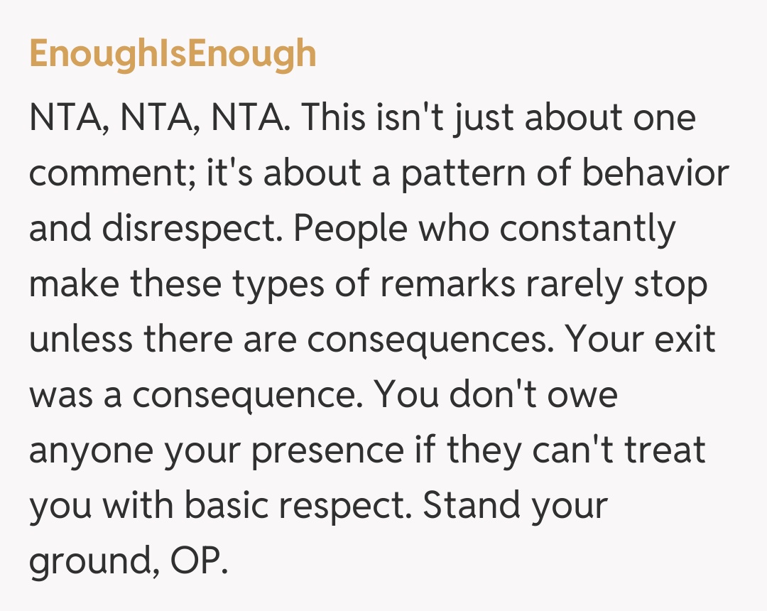 Comentariu de la EnoughIsEnough