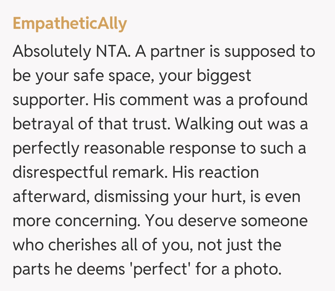 Comentariu de la EmpatheticAlly